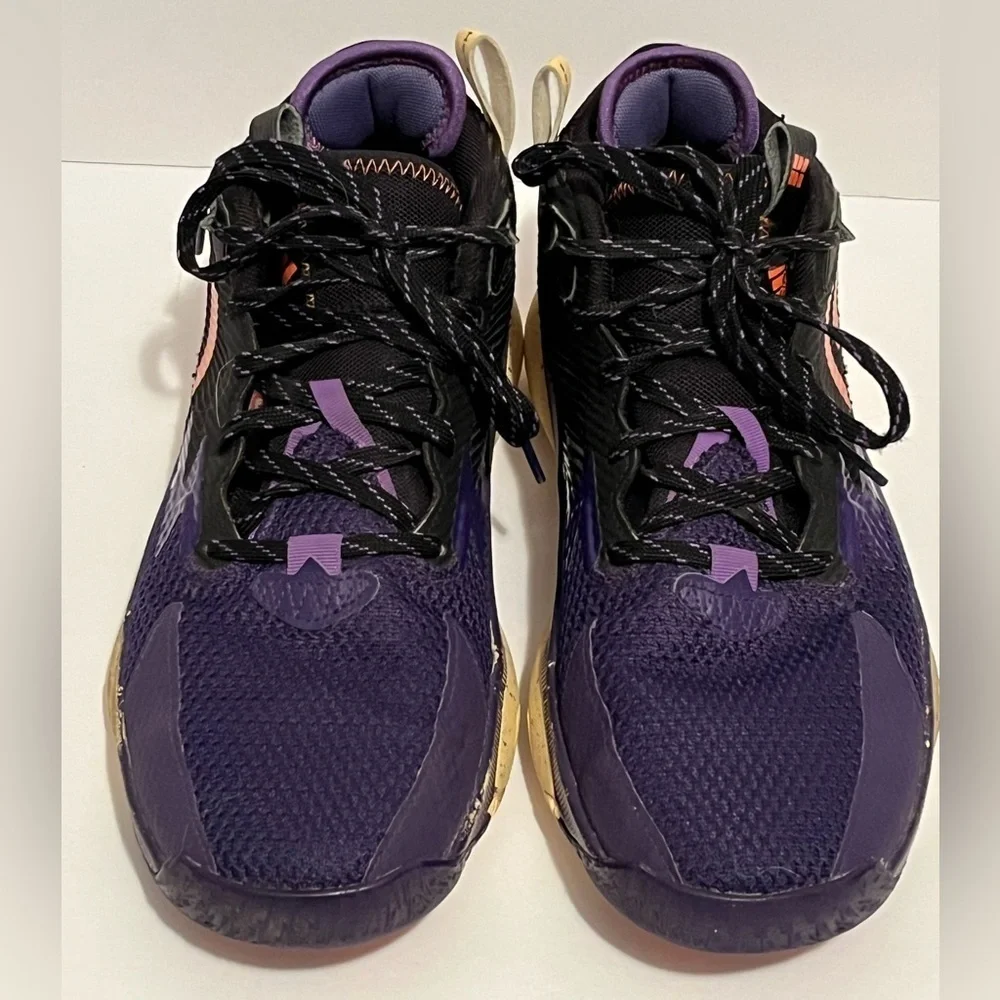 Adidas Dame 8 Honoring Black Excellence Purple & Black Rare Sneakers Size 8